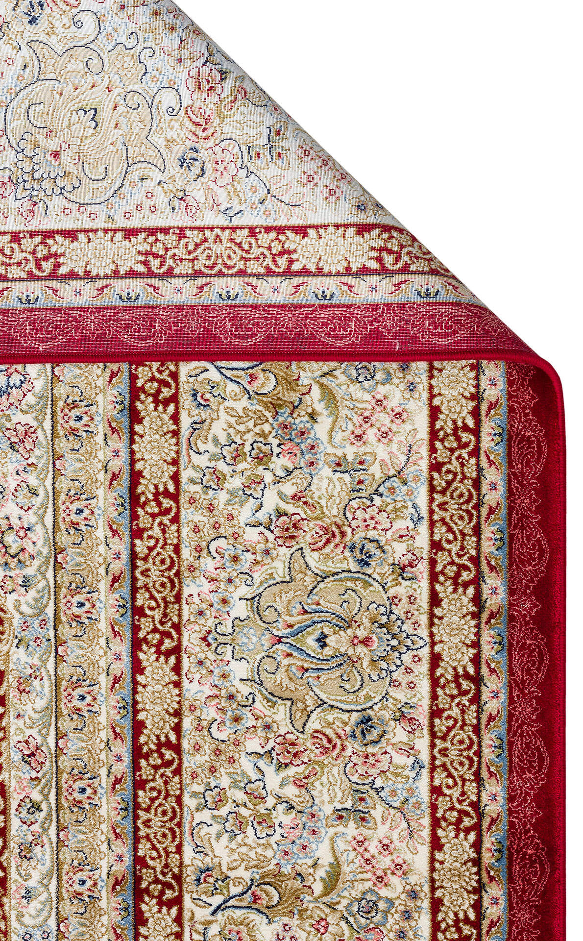 Isfahan Seccade ISF 05 Kırmızı - Viskon Klasik Desenli Seccade Sık Dokuma Seccade